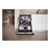 Haier XF5C4M1X-80 PRO Shine Series 3 Freestanding Dishwasher 15 Place Settings WiFi  Stainless Steel